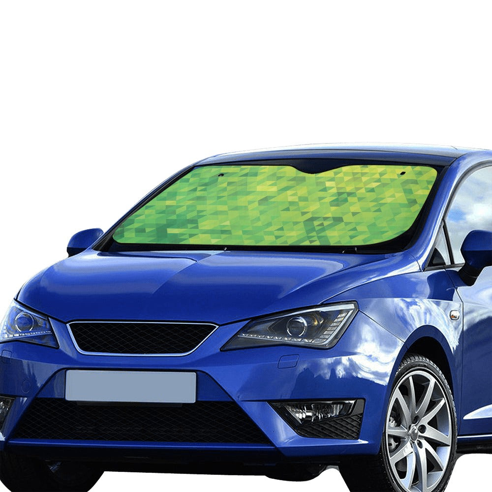 Geometric Print Design LKS402 Car front Windshield Sun Shade