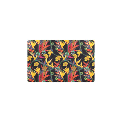 Bird Of Paradise Pattern Print Design BOP016 Kitchen Mat