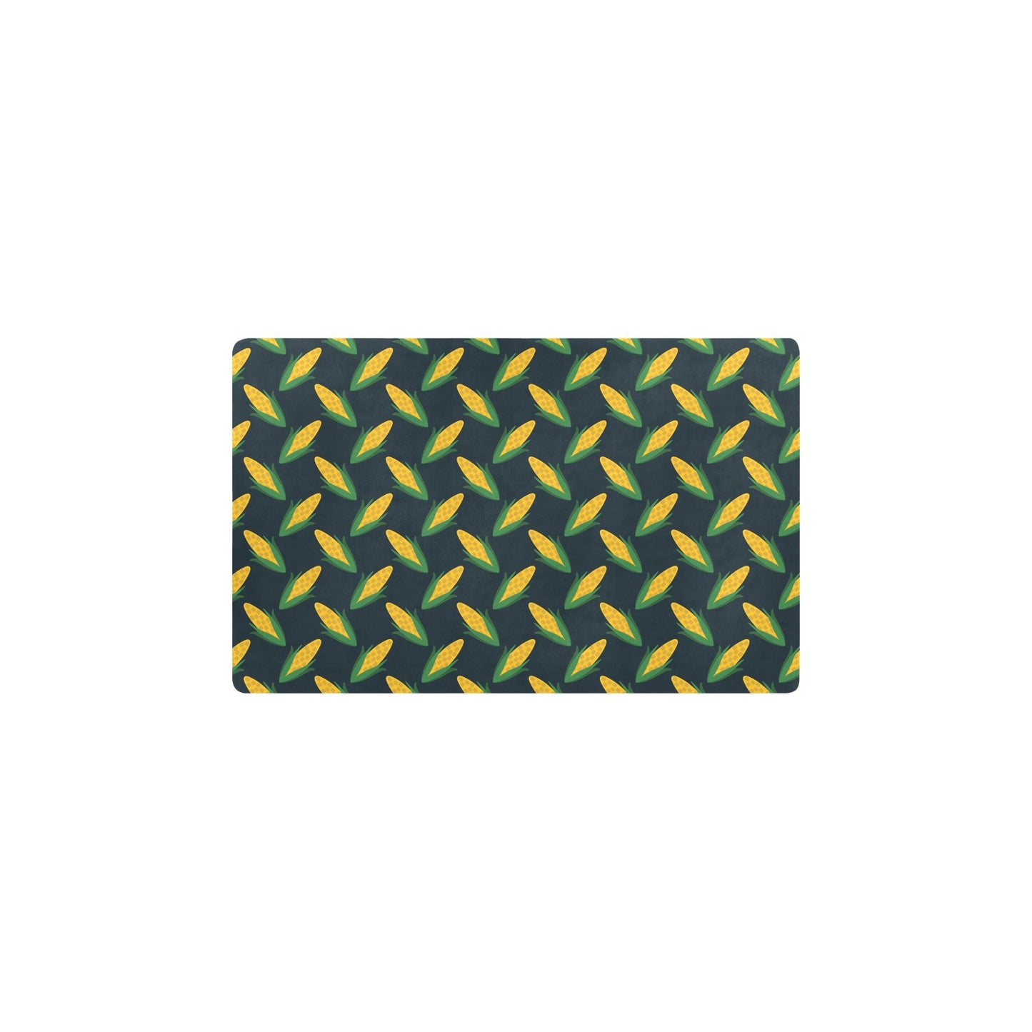 Corn Pattern Print Design 02 Kitchen Mat
