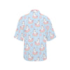 Donut Unicorn Pattern Print Design DN014 Women's Hawaiian Shirt