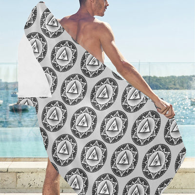 Third Eye Print Design LKS301 Beach Towel 32" x 71"