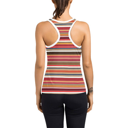 Serape Print Design LKS301 Women's Racerback Tank Top