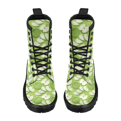 Apple Pattern Print Design AP010 Women's Boots