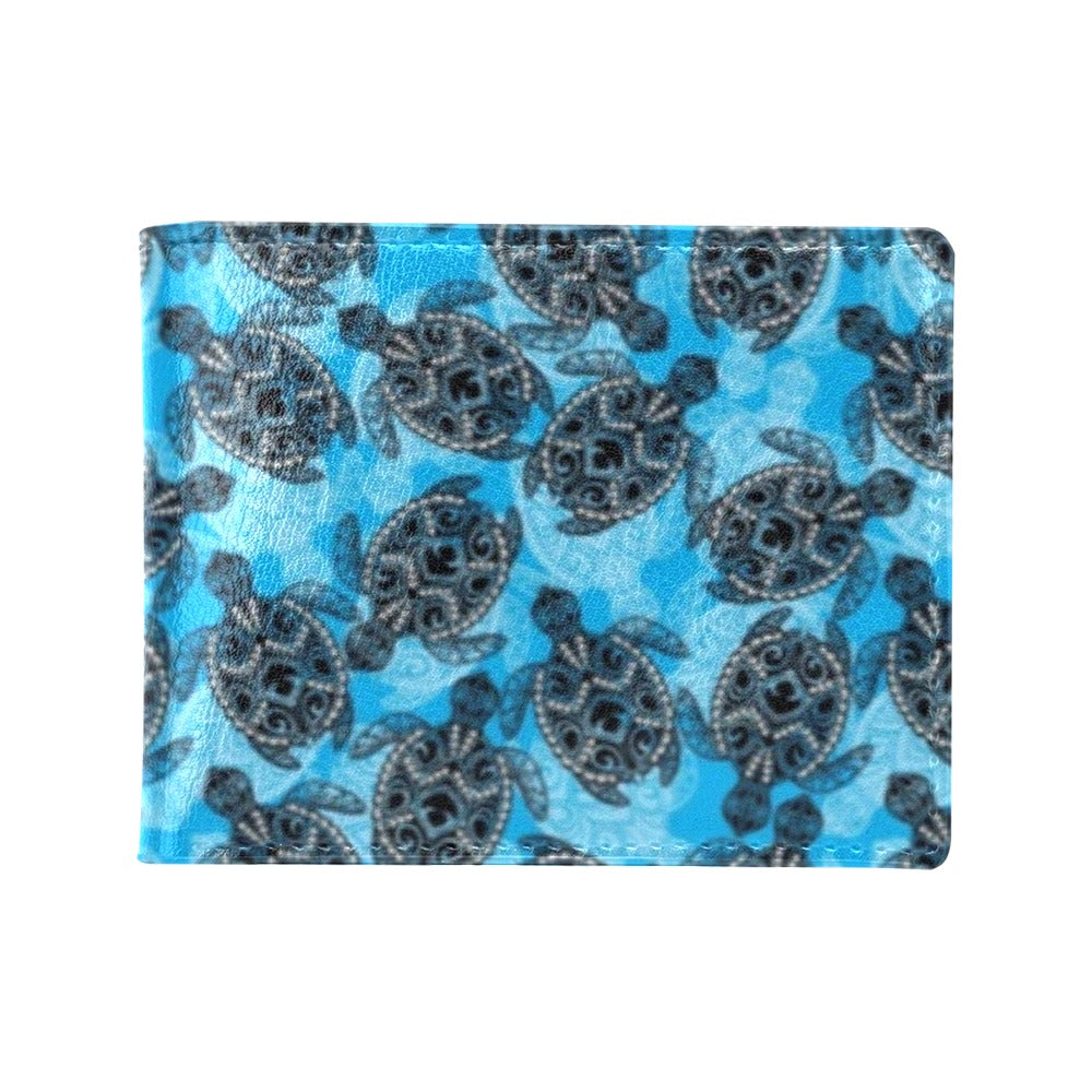 Tribal Pattern Print Design LKS307 Men's ID Card Wallet