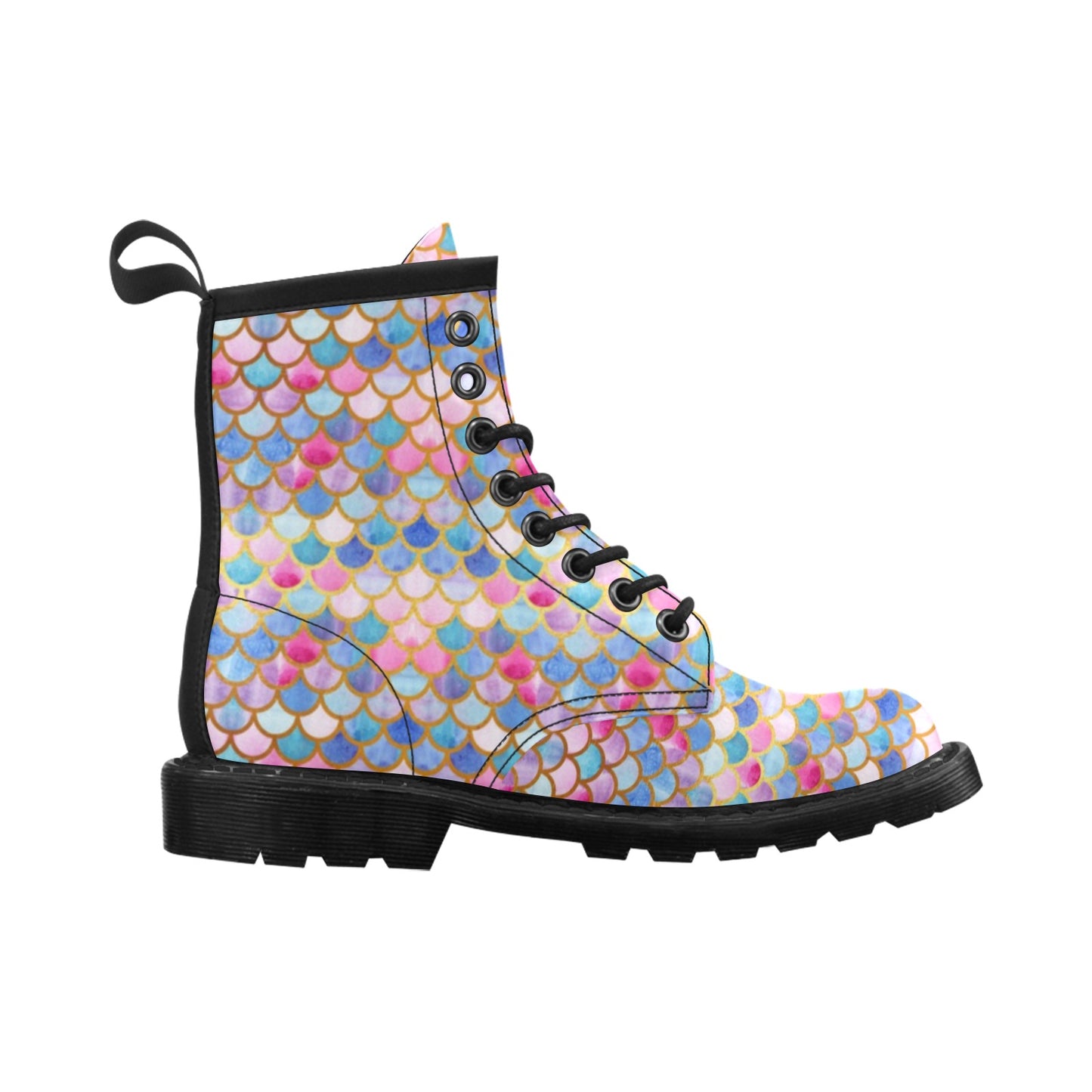 Scales Print Design LKS401 Women's Boots