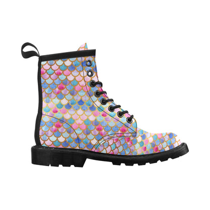 Scales Print Design LKS401 Women's Boots