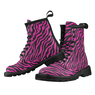 Pink Zebra Women's Boots