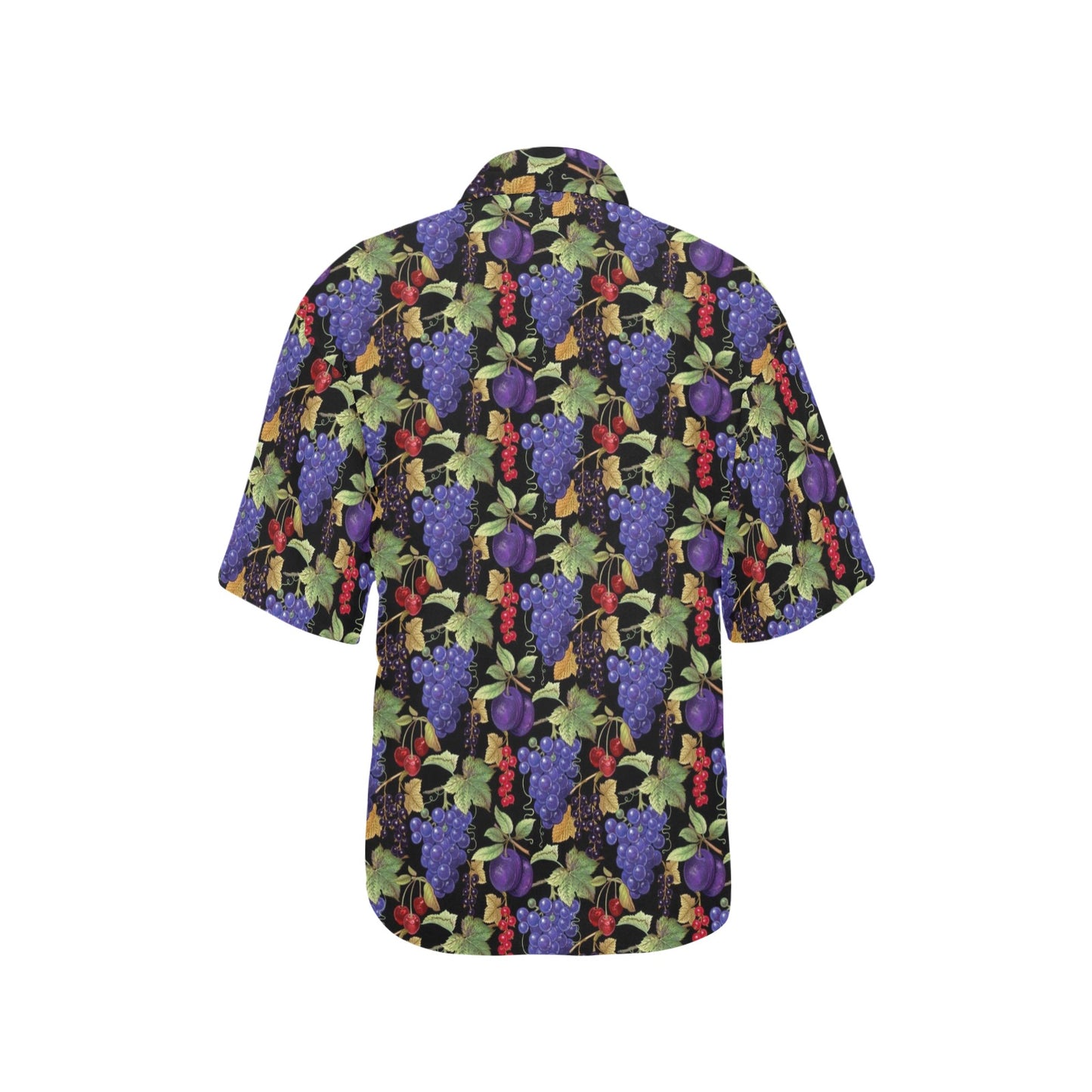 Grape Pattern Print Design GP05 Women's Hawaiian Shirt