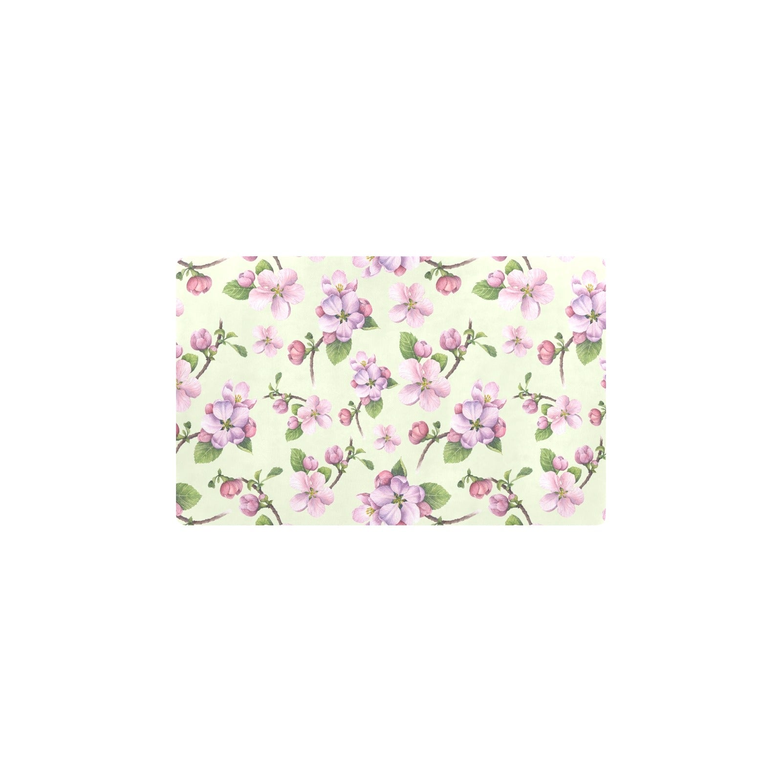 Apple blossom Pattern Print Design AB05 Kitchen Mat