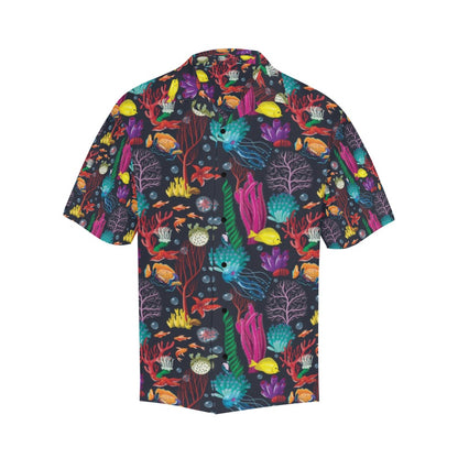 Underwater Cute Print Design LKS303 Men's Hawaiian Shirt