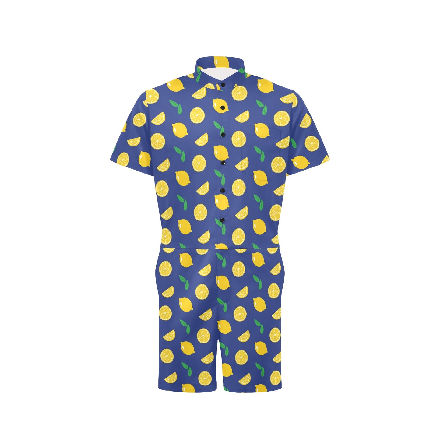 Citrus  Pattern Print Design 02 Men's Romper