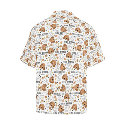 Setters Irish Print Design LKS301 Men's Hawaiian Shirt
