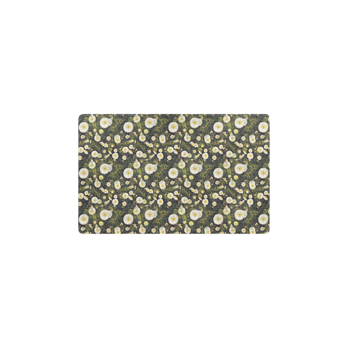 Daisy Pattern Print Design 03 Kitchen Mat