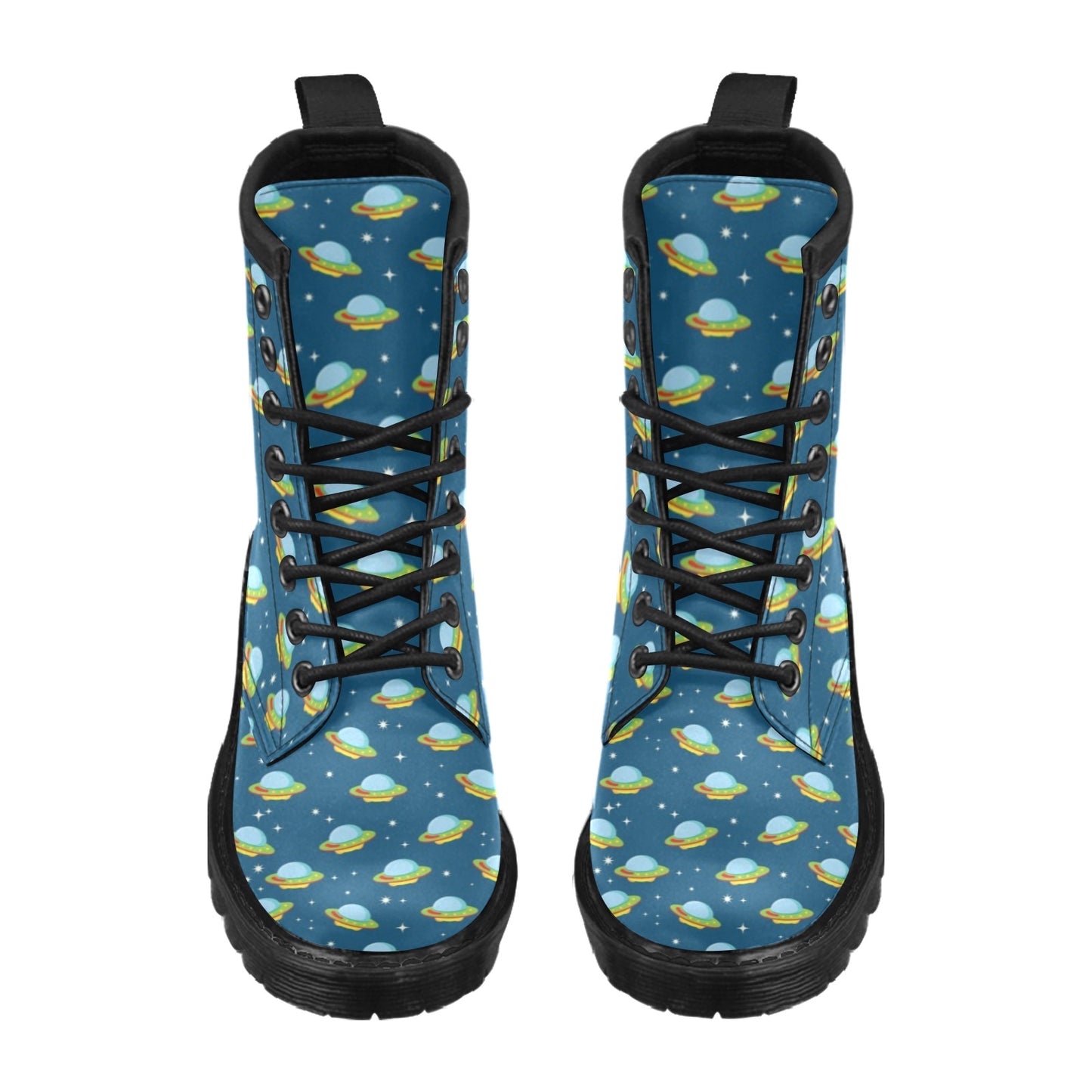 UFO Print Design LKS305 Women's Boots