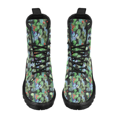 Cactus Watercolor Style Print Women's Boots