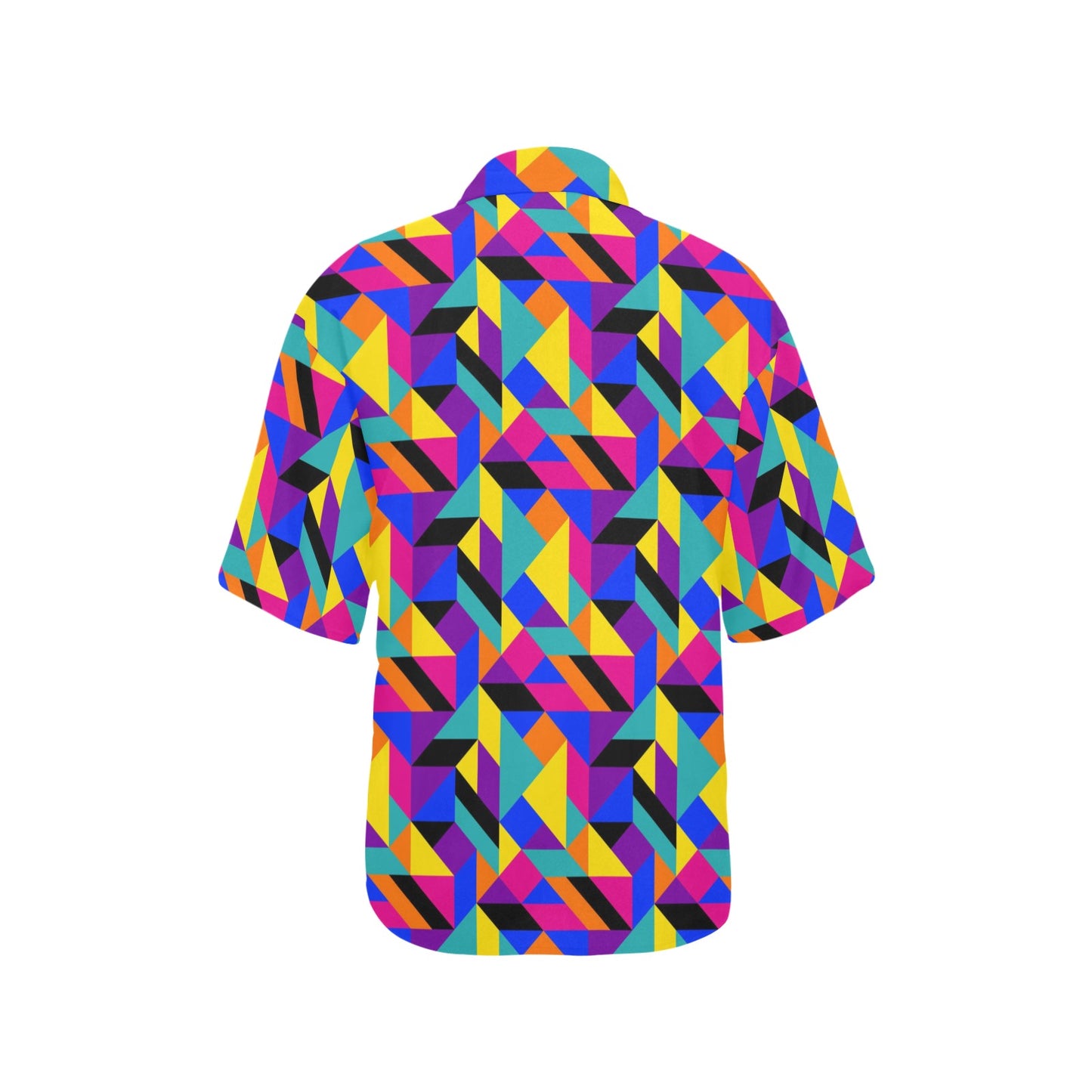 90s Colorful Pattern Print Design 1 Women's Hawaiian Shirt