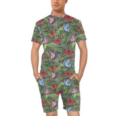 Monarch Butterfly Pattern Print Design 04 Men's Romper