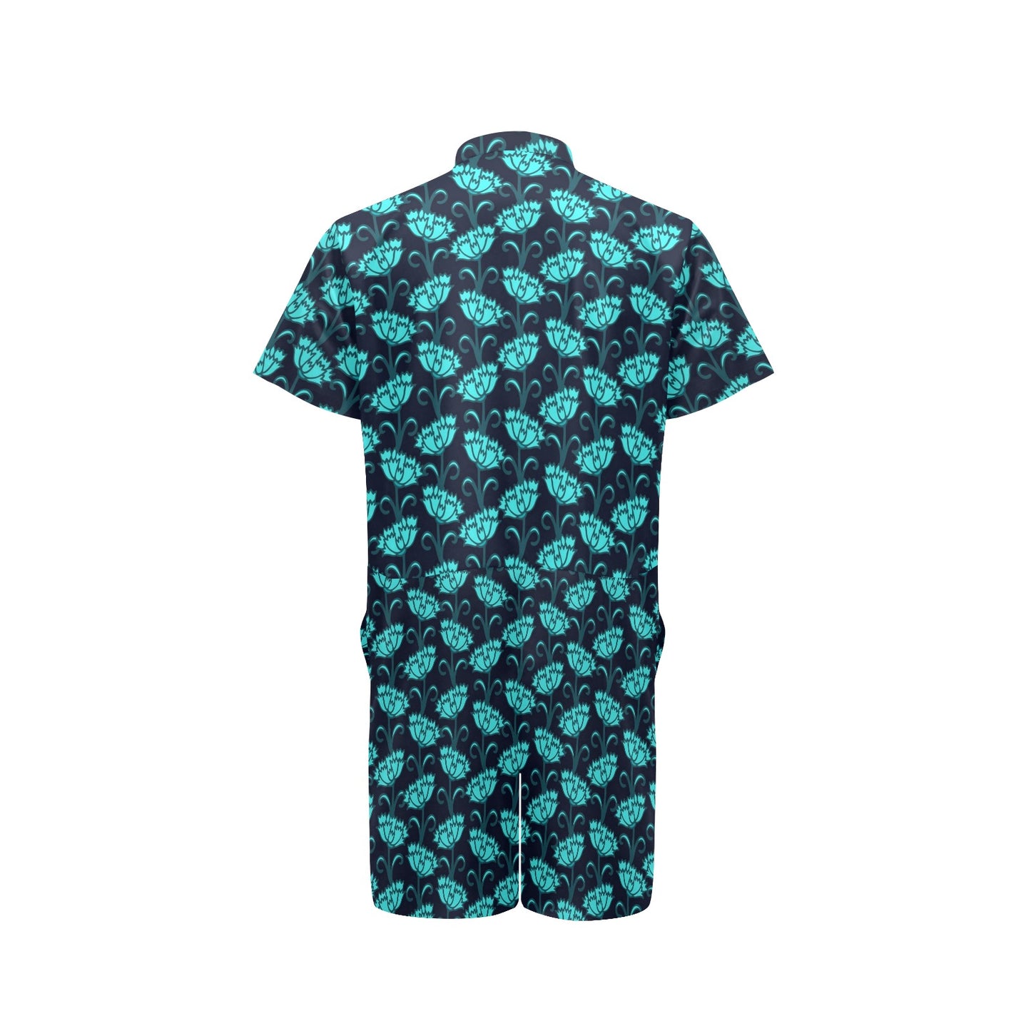 Carnations Pattern Print Design CN06 Men's Romper
