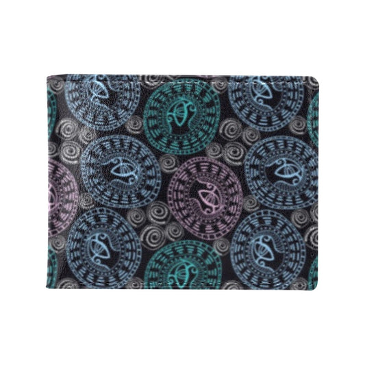 Eye of Horus Ethnic Pattern Men's ID Card Wallet