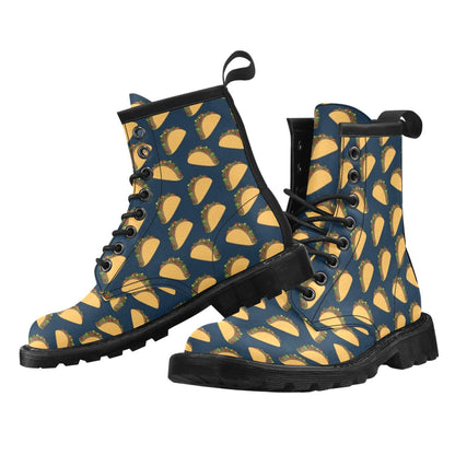 Taco Pattern Print Design TC04 Women's Boots