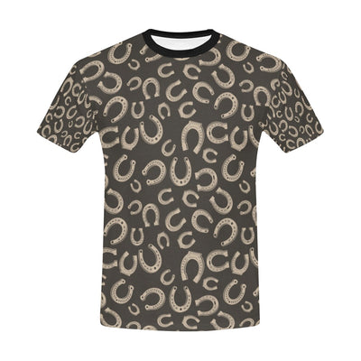 Horseshoe Print Design LKS303 Men's All Over Print T-shirt