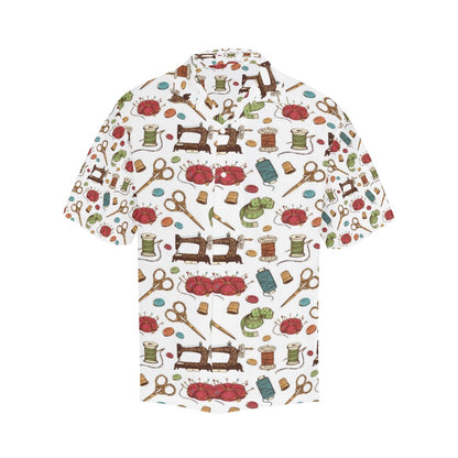 Sewing Equipment Print Design LKS304 Men's Hawaiian Shirt