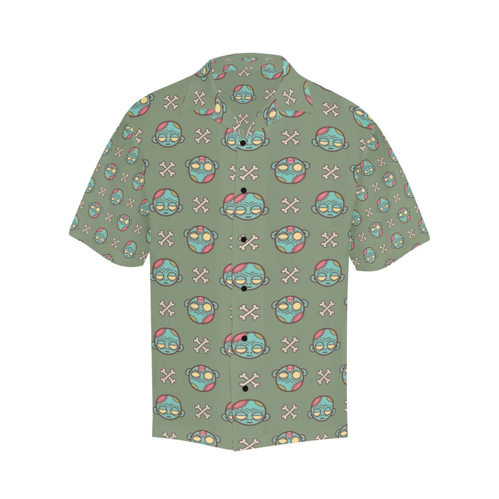 Zombie Print Design LKS301 Men's Hawaiian Shirt