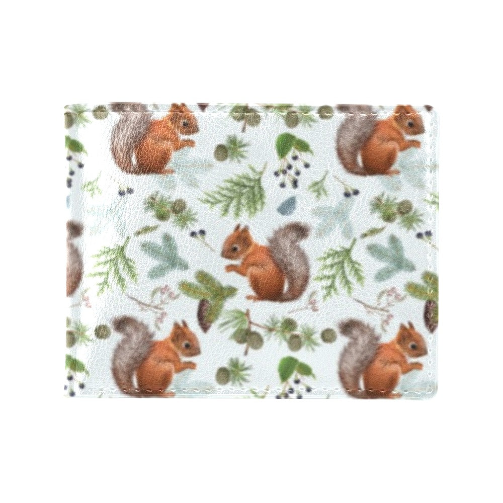 Squirrel Print Design LKS308 Men's ID Card Wallet