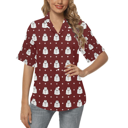 Shih Tzu Print Design LKS301 Women's Hawaiian Shirt