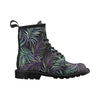 Tropical Palm Leaves Pattern Brightness Women's Boots