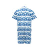 Wave Print Design LKS303 Men's Romper