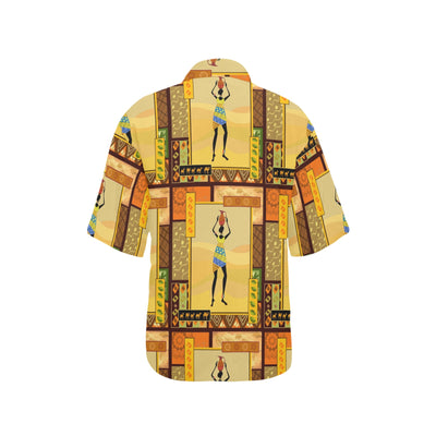 African Girl Design Women's Hawaiian Shirt