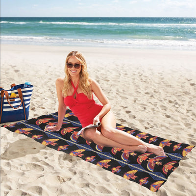 Totem Print Design LKS301 Beach Towel 32" x 71"