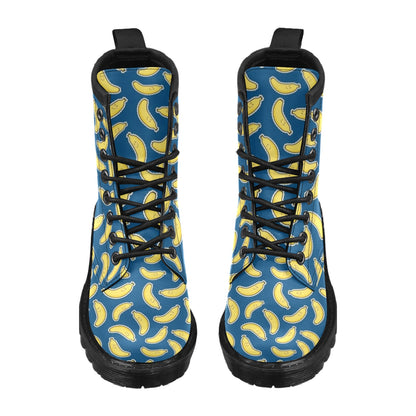 Banana Pattern Print Design BA03 Women's Boots