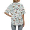 Nurse Bear Pattern Print Design A01 Women's Hawaiian Shirt