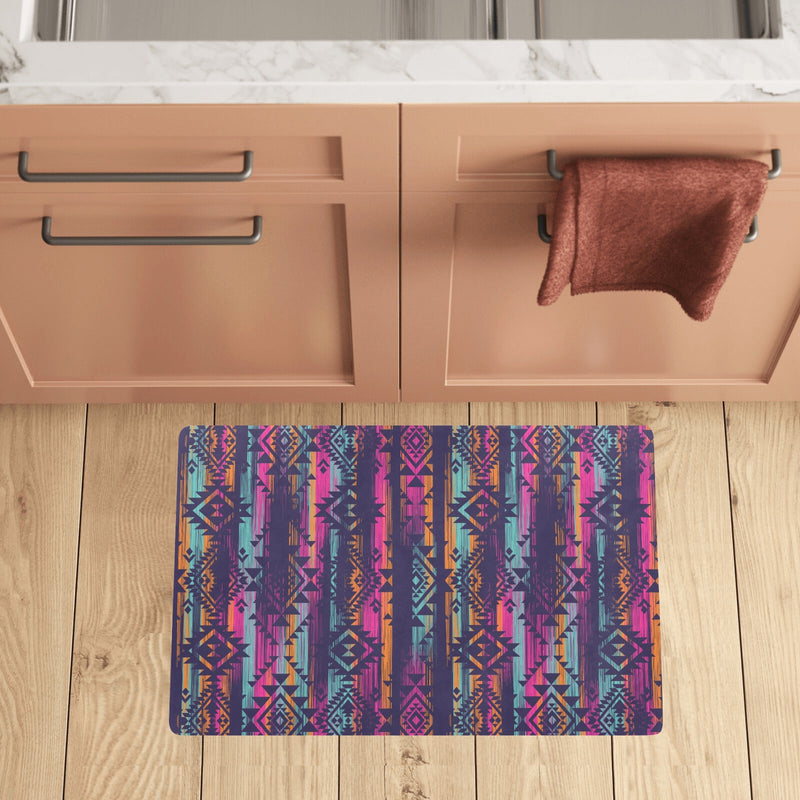 Line Tribal Aztec Kitchen Mat