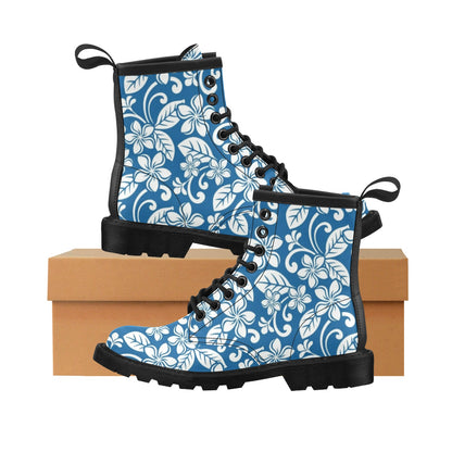 Plumeria Pattern Print Design PM013 Women's Boots