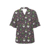 Cactus Pattern Print Design 03 Women's Hawaiian Shirt