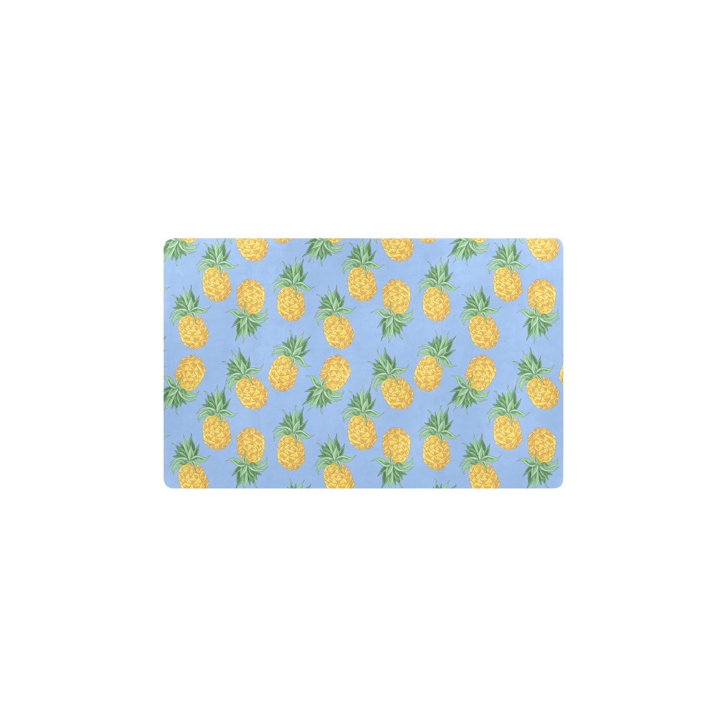 Pineapple Pattern Print Design A04 Kitchen Mat