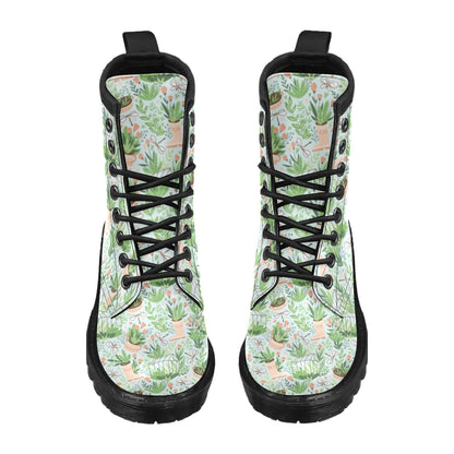 Gardening Pattern Print Design G04 Women's Boots
