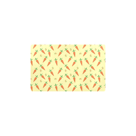 Carrot Pattern Print Design 04 Kitchen Mat