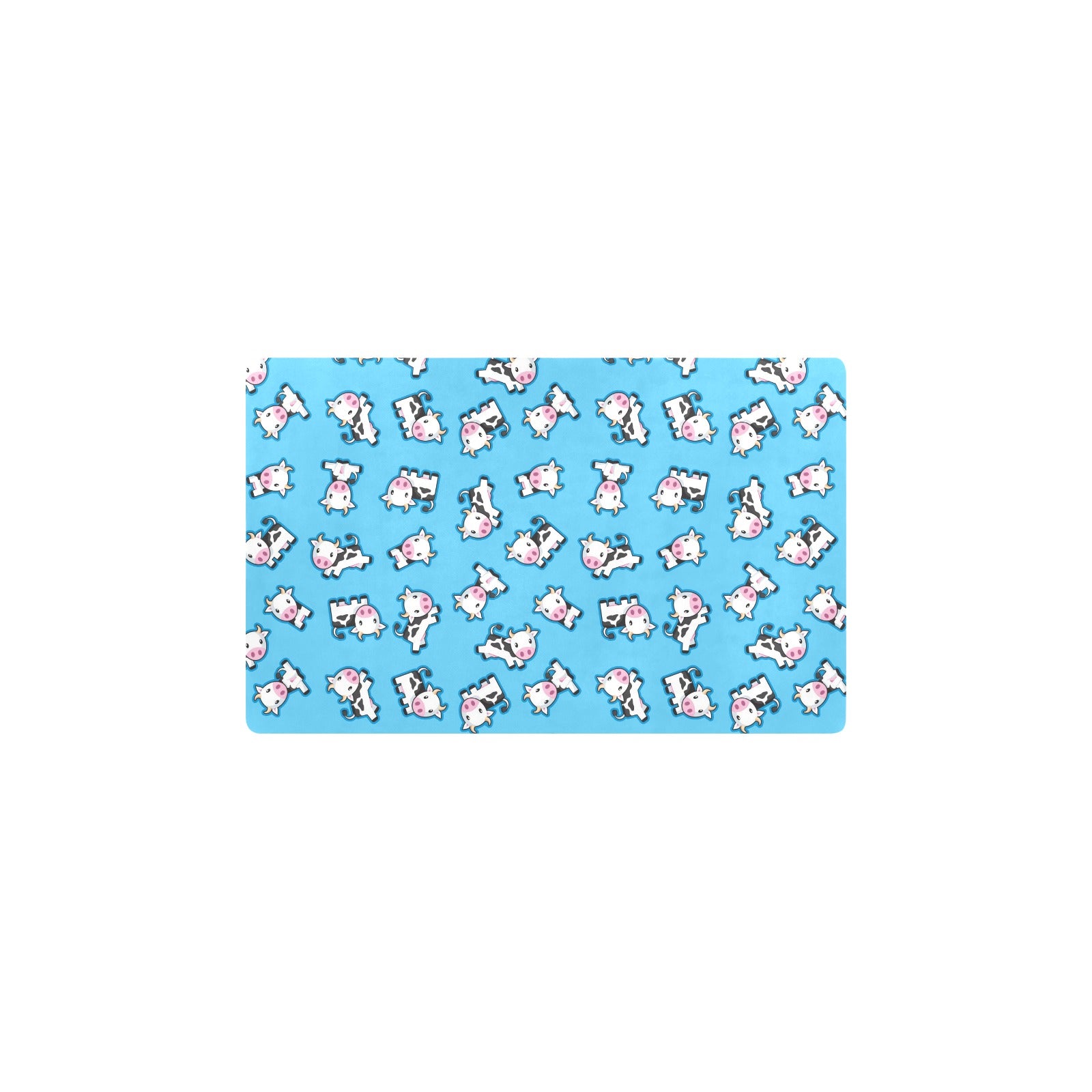 Cow Pattern Print Design 01 Kitchen Mat