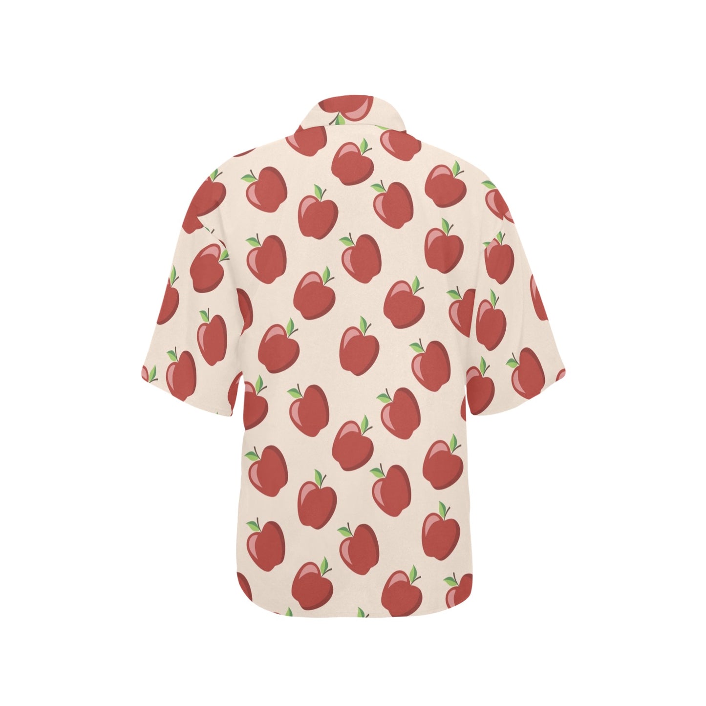 Apple Pattern Print Design AP01 Women's Hawaiian Shirt