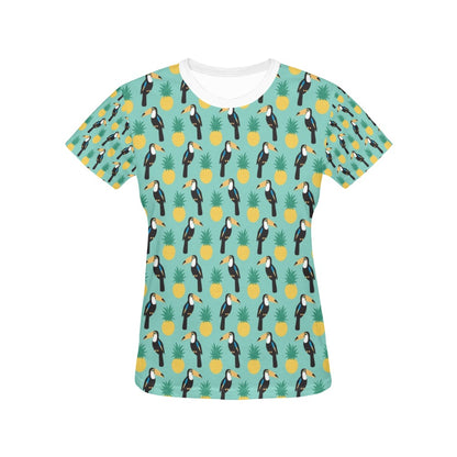 Toucan Print Design LKS301 Women's  T-shirt