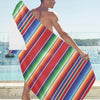 Serape Print Design LKS304 Beach Towel 32" x 71"