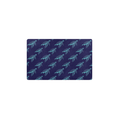 Sea Turtle Pattern Print Design T04 Kitchen Mat