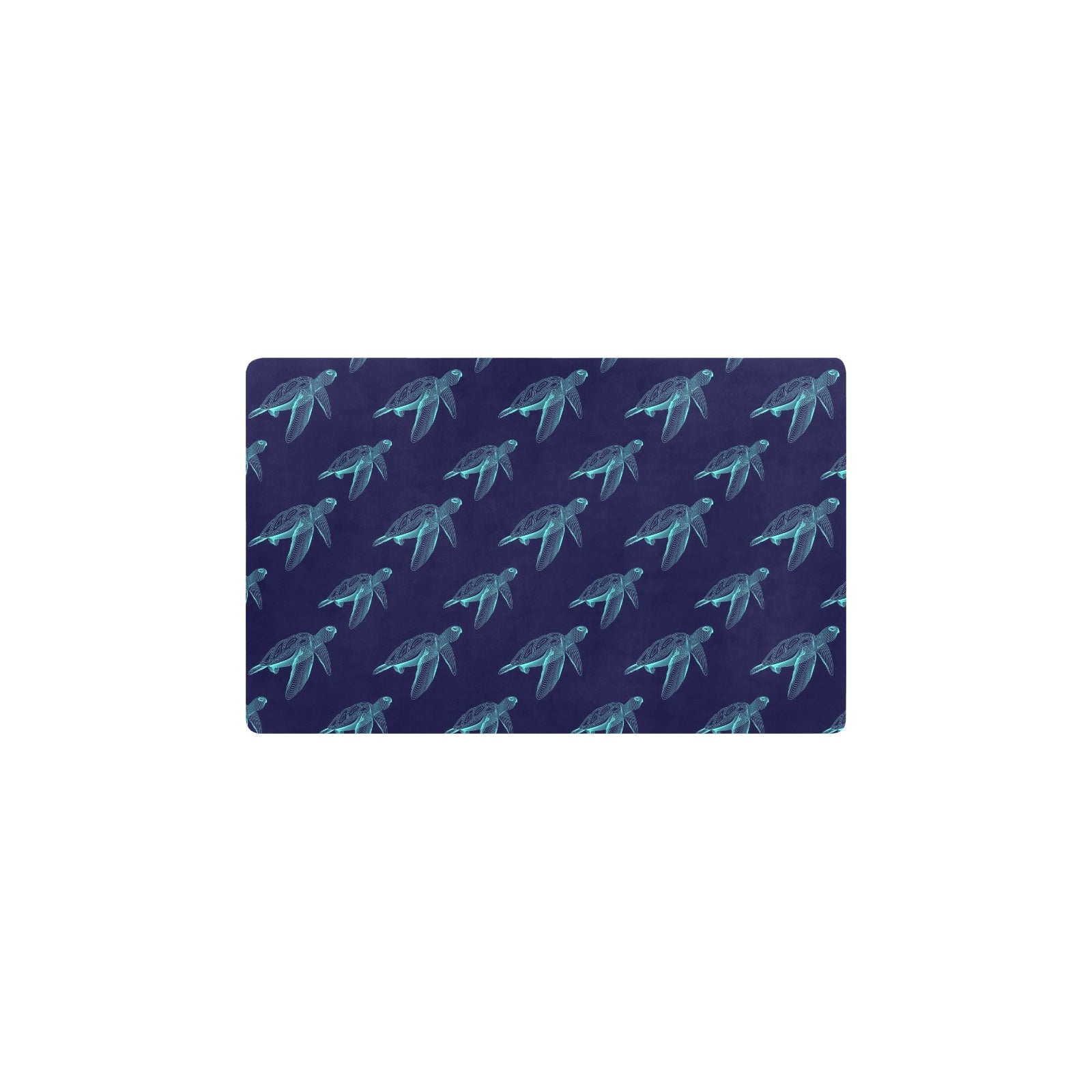 Sea Turtle Pattern Print Design T04 Kitchen Mat