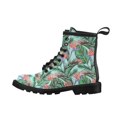 Bird Of Paradise Pattern Print Design BOP01 Women's Boots