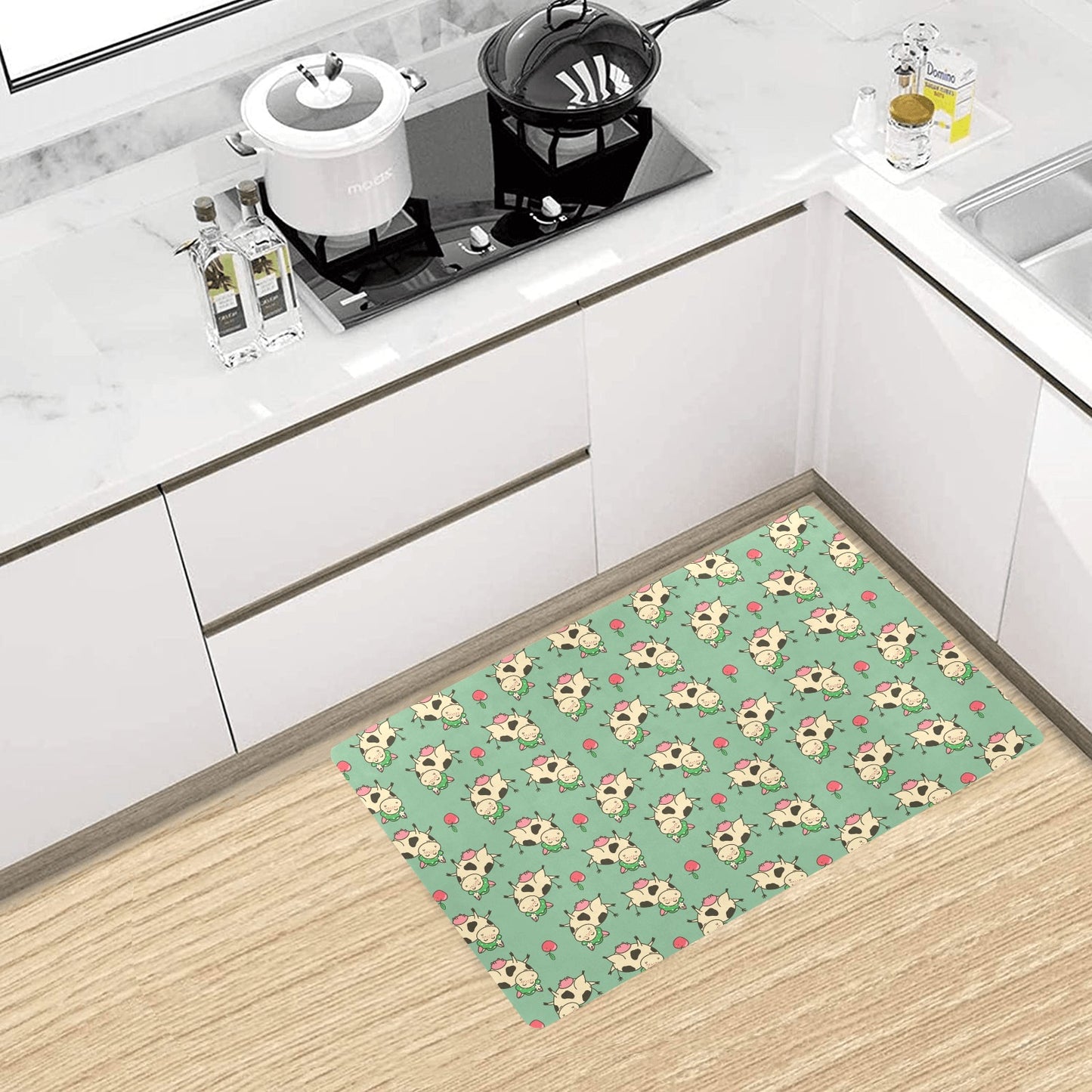 Cattle Print Design LKS402 Kitchen Mat