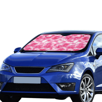 Tie Dye Pink Print Design LKS304 Car front Windshield Sun Shade